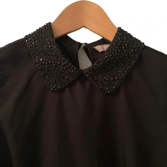 Banana Republic Sleeveless Top Sequin Collar - Picture 2 of 6